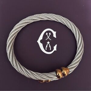 Charriol Twisted Silver and Gold Celtic Dune Bracelet